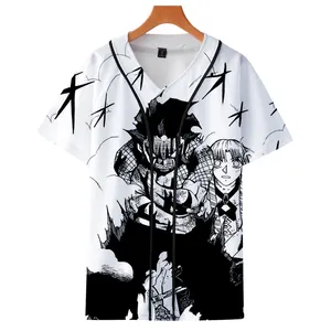 Fitspi 3D In Bóng Chày Áo Sơ Mi Mans Womens Mùa Hè Hip Hop Top Ngắn Tay Áo Đồng Phục Phong Cách Tee - Product Image 2