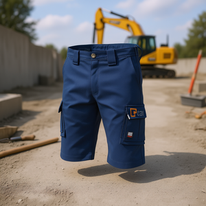 Pantalones Cortos Ttake Regular 2XL Azules, Ropa de Trabajo con Diseño de Bolsillos Cargo - Product Image 3