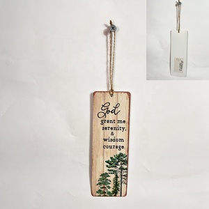 Marque-page en fer artisanal personnalisé 5x15cm, style moderne/antique, avec logo personnalisé, article promotionnel pour les amateurs de livres - Product Image 1