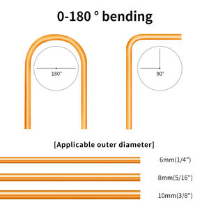3 in 1 Rohr biegung Handwerkzeug Kombination srohr bieger 90 180-Grad-Rohrbiegemaschine 6mm 0,24 in 8mm 0,31 Zoll 10mm 0,39 Zoll - Product Image 5