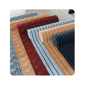 Thảm trải sàn văn phòng, hành lang, nhà ở, chất liệu Jacquard, cuộn rộng 4m, chất liệu polyester, đục kim - Product Image 5