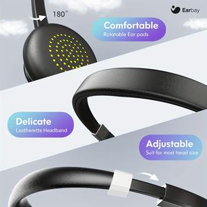 Auriculares Inalámbricos con Micrófono ENC, Botón de Contestar/Colgar, Sonido Nítido para Zoom y Llamadas de Oficina - Product Image 4