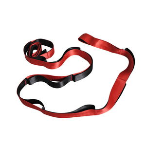 Sangle de yoga portable complète en nylon avec boucles pour étirements corporels - Product Image 3