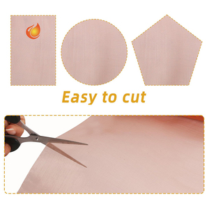 Maille métallique en cuivre rouge, écran métallique, vente en usine, tissu en maille <span class=keywords><strong>de</strong></span> cuivre pur, panneau tricoté - Product Image 4