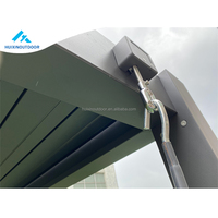 Pergola à lames orientables à manivelle, auvent réglable en aluminium, garantie 15 ans pour un balcon optimisé au soleil