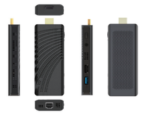 Stik pc saku kecil portabel, tongkat pc komputer kekuatan rendah win10 4gb ram mini-pc Intel J4125 untuk bekerja