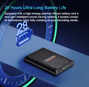 Enregistreur vocal professionnel à commande vocale, enregistrement à une touche, OTG, magnétique, pour étudiants, réunions d'affaires - Product Image 4