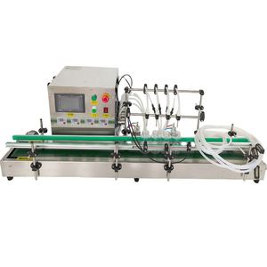 Máquina de Llenado Automática de Escritorio con 4 Boquillas y Cinta Transportadora - Product Image 1