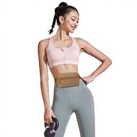 Sac banane unisexe en nylon imperméable pour sport, randonnée, course à pied, avec fermeture à cordon, ajustable, pour la gym et le fitness
