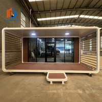 Maison capsule préfabriquée de luxe, cabane Apple entièrement meublée, mini-espace habitable pour le glamping, les stations balnéaires et les vacances.