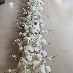 Vente en gros artificielle populaire <span class=keywords><strong>Isle</strong></span> Flower Runner Arch Décorations de mariage Baby Breath Flower Chemin de table - Product Image 2