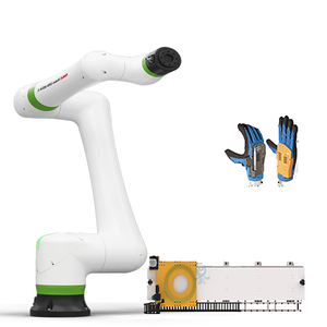 Robot collaboratif FANUC série CRX CRX-20IA/L avec pince de manipulation de QB Softhand Robotic et rail personnalisable - Product Image 4