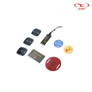 Free Sample Custom Social Media Waterproof 213 215 Ntag216 HF 13.56MHZ Inlay PVC RFID Label Sticker NFC Tag