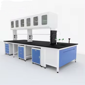 Peut être personnalisé et spécialement conçu Établi de laboratoire modulaire de 10 pieds Mobilier de laboratoire flexible Tables de laboratoire - Product Image 1