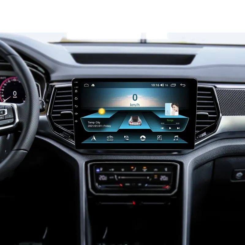 IPS 터치 스크린 범용 멀티미디어 Carplay 및 안드로이드 자동 2 + 32GB 2 Din 9 인치 오디오 스테레오 안드로이드 11 자동차 라디오