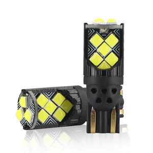 Ampoules LED DC12V W5W 194 168 blanches 3030 15SMD pour éclairage intérieur de voiture, nouvelles ampoules LED 15SMD pour feux de stationnement, de lecture et de plaque d'immatriculation - Product Image 1