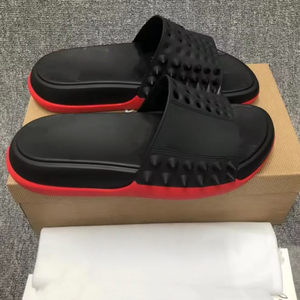 Sandalias Personalizadas con Remaches, Sandalias de Diseñador de Lujo, Pantuflas de Marca Privada, Pantuflas para Hombre, Suela Gruesa de Doble Capa, Unisex - Product Image 2