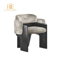 Table à manger rectangulaire en bois noir, design moderne, sur mesure
