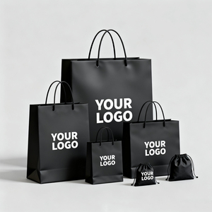 Sacchetti <span class=keywords><strong>di</strong></span> <span class=keywords><strong>Carta</strong></span> Personalizzati per Abbigliamento e Scarpe con il Tuo Logo, Borse in Cartone per Shopping e Regalo per Piccole Imprese - Product Image 1