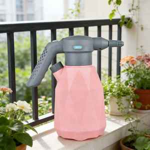 Pulverizador Portátil Recarregável de 2L com Bico Ajustável e Cabo USB Rosa, Pulverizador Automático para Jardim e Gramado - Product Image 1