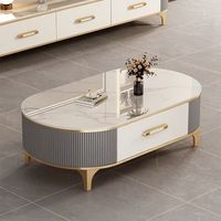 Table basse multifonctionnelle de luxe avec tiroir pour salon, design simple, prix abordable, meubles pour appartement