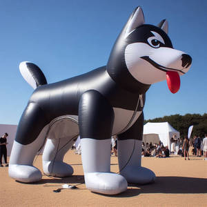 2024 Model kartun tiup anjing lucu tiup anjing raksasa/kartun besar model anak anjing tiup untuk iklan - Product Image 5