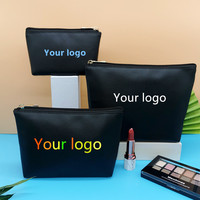 Goedkope Prijs Hoge Kwaliteit Kleine/Medium/Big Lederen Make-Up Tas Vrouwen Handtas Private Label Make Up Pouch Met rits