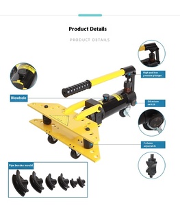 Dobladora de tubos hidráulica manual de 1 pulgada, dobladora de tubos de acero de pared gruesa, dobladora hidráulica de 13-34mm, para tubos, de 1 pulgada - Product Image 5