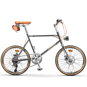 Xe đạp 7/8 tốc độ 20 inch dành cho nam và nữ, xe đạp leo núi người lớn, xe đạp cổ điển có số, dành cho sinh viên đại học - Product Image 4