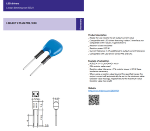 ไดรเวอร์ LED กระแสคงที่ Tridonic LCA 75W 100-400mA one4all lp PRE 28000657 DALI-2 ปรับหรี่แสงได้  แหล่งจ่ายไฟ 110-220V - Product Image 5