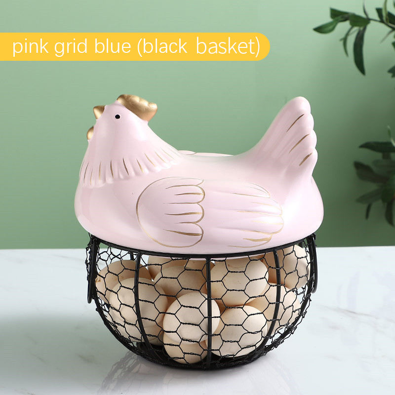 Red rosa azul (cesta negra)