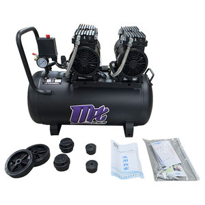 Compresor de <span class=keywords><strong>Aire</strong></span> Portátil de 50L, 1500W, Sin Aceite, Silencioso, 0.7MPa, 120L/min, Compresor de <span class=keywords><strong>Aire</strong></span> de Doble Cilindro para Calefacción por Suelo y Pintura - Product Image 1