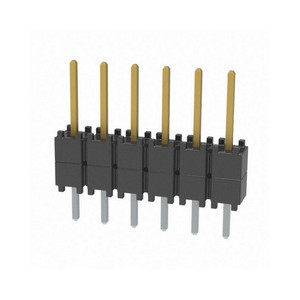 מחבר DW-06-08-<span class=keywords><strong>L</strong></span>-S-200 בעל 6 פוזיציות, מחבר גמיש DW0608LS200 מצופה זהב 2.54 מ\"מ, חיבור דרך חור - Product Image 1