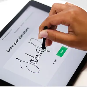 Einweg-Stift New Design Mini-Stift schwarz Universal-Touch-Stift für Telefon-Tablet-Kiosk Zahlungs automat LCD-Bildschirm