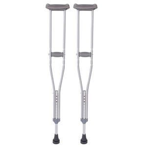 Béquilles sous-bras Hengfukang en alliage d'aluminium, réglables de 128 à 148 cm, pour personnes âgées et jeunes, pour la marche. - Product Image 5