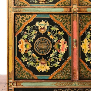 <span class=keywords><strong>Mueble</strong></span> de Entrada Oriental Chino Hecho a Mano de Madera Maciza de Alta Calidad con Patrones de la Suerte, <span class=keywords><strong>Mueble</strong></span> de Almacenamiento Multiusos para Sala de Estar - Product Image 4