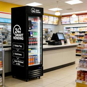 Máquina de Venda Refrigerada HAHA Vending 360 Combo com SDK, Wi-Fi, 4G, Monitoramento Remoto e Inventário em Tempo Real, Autônoma para Hospitais e Academias - Product Image 1