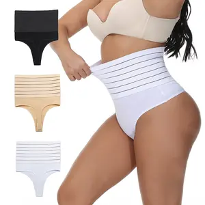 Intimo modellante per il corpo delle donne antitraccia corsetto perizoma ritaglio corsetto Postpartum in cotone Plus Size pantaloni modellanti per il corpo