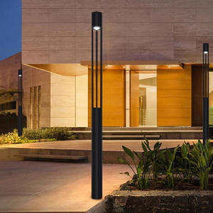 โคมไฟสวนอลูมิเนียม LED ภูมิทัศน์เสาถนนสนามโคมไฟกลางแจ้งทางเดินสนามหญ้า - Product Image 5