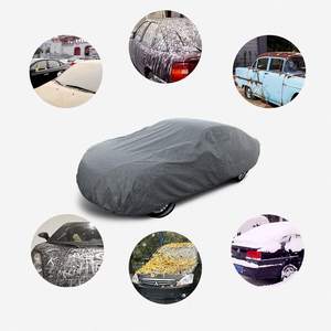 Vente chaude pliant <span class=keywords><strong>voiture</strong></span> <span class=keywords><strong>Garage</strong></span> ensemble complet étanche Protection UV couverture pour berline anti-poussière tissu couverture pour l'extérieur - Product Image 3