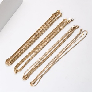 Summer Style Casual/Sporty 18k Gold Plated Charm Necklace Stainless Steel Women Accessories Link <b>Chain</b> Jewelry Anniversary XR - Product Image 4