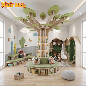 Preschool Montessori Learning Center Furniture Kids Reading Tree <strong>Shelf</strong> Toy <strong>Book</strong> Organizer for Nursery Library Environment Decor - Product Image 1