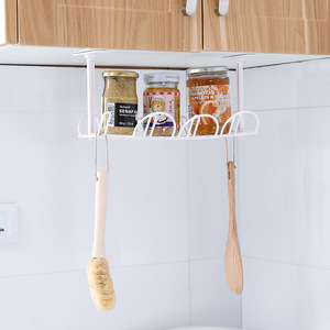 ที่เก็บสายเคเบิลใต้โต๊ะ สีขาว-เทา แบบตะขอแขวน สำหรับอุปกรณ์สำนักงาน - Product Image 3