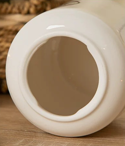 Kişiye Özel El Yapımı Seramik Evcil Hayvan Kremasyonu Köpek Külleri Anma Kabı Tabut Desenli - Product Image 4