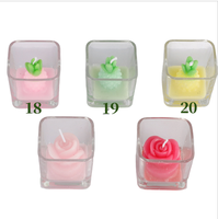 Bougie cactus de noël pour enfants, 10 pièces, ensemble cadeau, emballage pour petites attentions pour les bébés, livraison directe