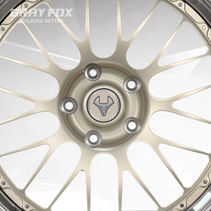 ล้อฟอร์จสีโรสโกลด์ด้านแบบกำหนดเองของ Gray Fox ขนาด 18 19 20 21 22 นิ้ว 5x112 5x120 5x114.3 สำหรับ <span class=keywords><strong>Alphard</strong></span> Cayenne BMW X5 SUV - Product Image 5