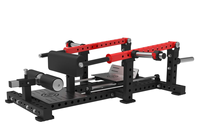 Machine à Hanches 3D Professionnelle à Charge Libre en Acier Robuste pour le Renforcement des Fessiers, Exercices Poitrine et Dos pour la Musculation en Salle de Sport Commerciale
