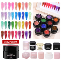 Formule de construction d'ongles professionnelle longue durée BIAB, système d'extension, emballage personnalisé, gel de construction pour usage professionnel, fournitures de beauté