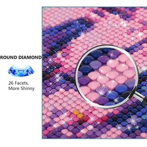 RTS Peacock Mosaic 5D Diamond Painting Couple Animal Diamond Painting Kit pour Wall Art - Product Image 5