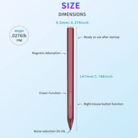 Stylo tactile intelligent en métal pour ordinateur portable, tablette graphique de remplacement pour Microsoft Surface Stylus Pen Pro 8 pour Lenovo HP